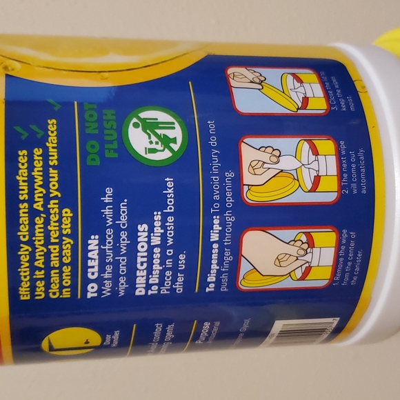 320 Wipe Out antibacterial wipes 80x4 lemon scent - Picture 5 of 5